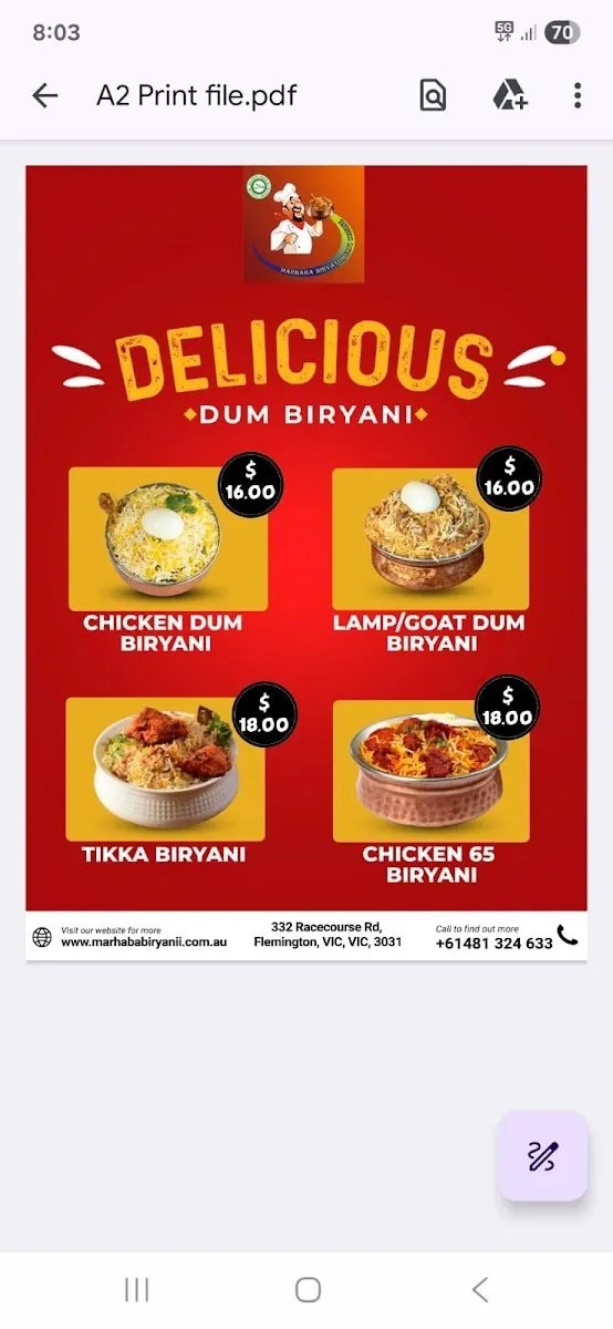 Marhaba Biryani