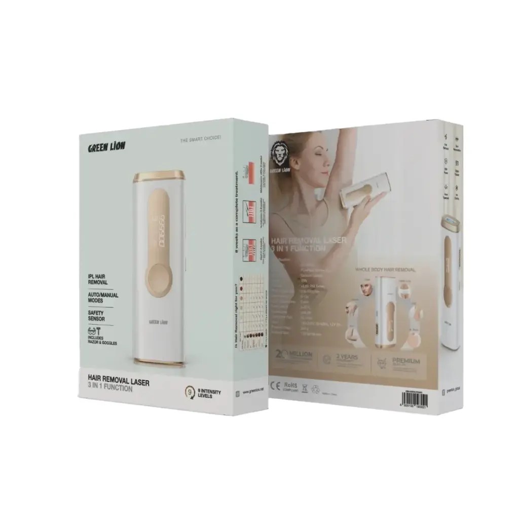 Green Lion Green Lion Hair Removal Laser 3 IN 1 Function – White