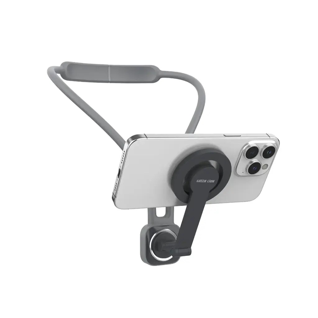 Green Lion MagSafe Neck Phone Holder – Grey