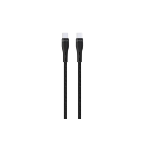 Green Lion USB-C to USB-C Braided Cable 60W โ Black