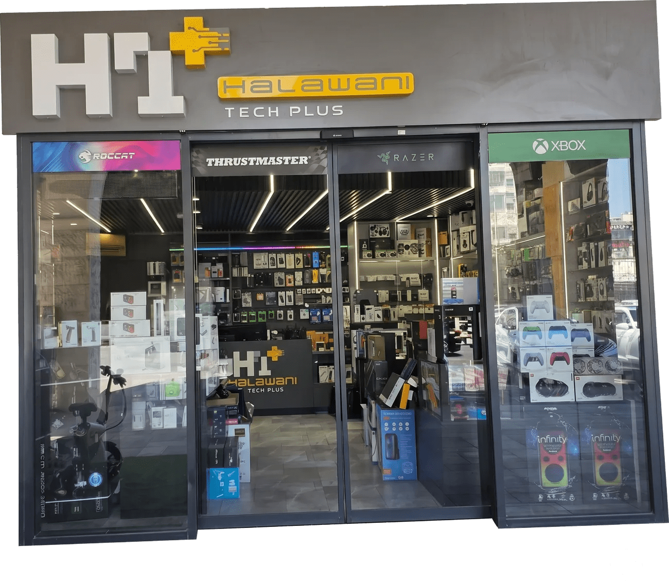HT+ storefront, Baladi Mall