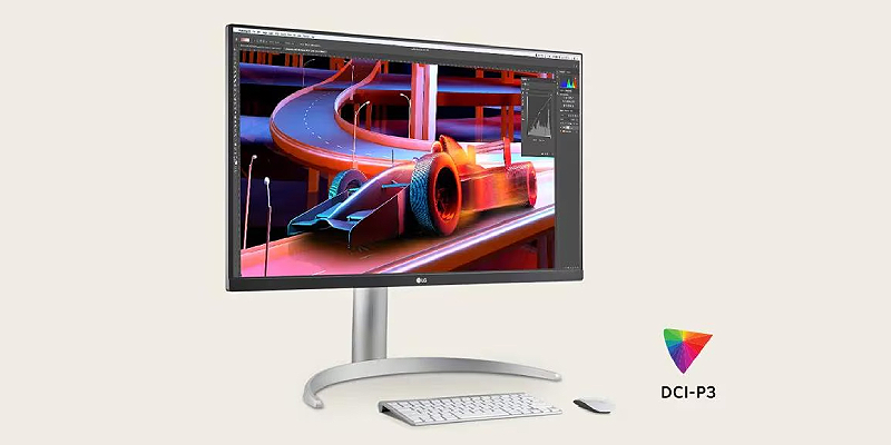 LG 27" 4K UHD 60Hz 5ms IPS Monitor (27UP650K-W) — photo 7