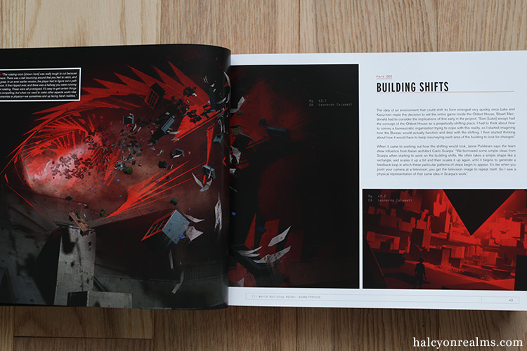 The Art And Making Of Control Book Review - Halcyon Realms - Art