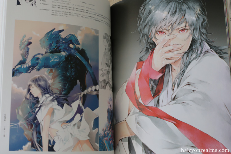 Japanese Illustration 2016 Art Book Review - Halcyon Realms - Art