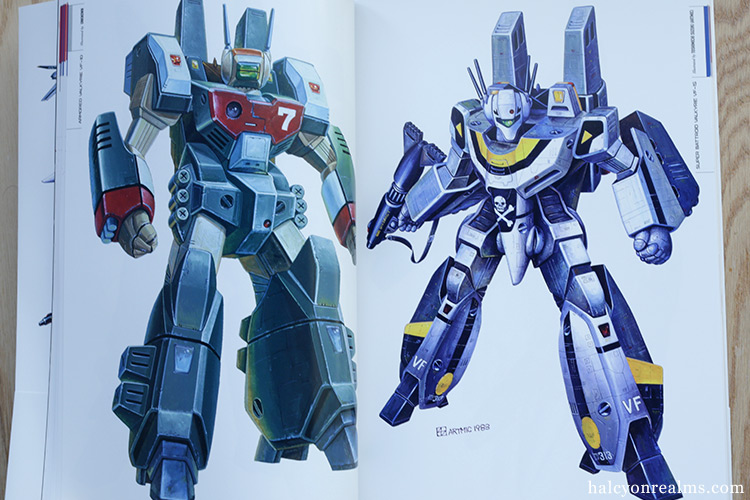 Macross Package Art Collection Book Review - Halcyon Realms - Art
