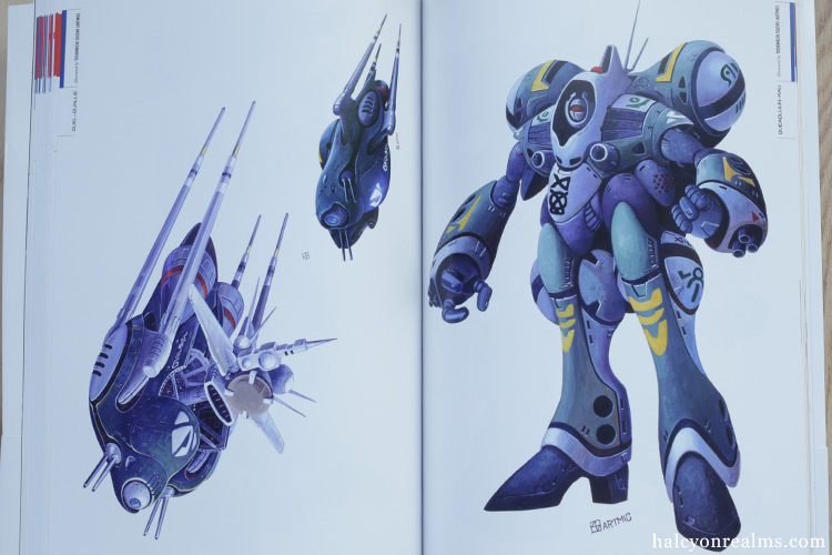 Macross Package Art Collection Book Review - Halcyon Realms - Art