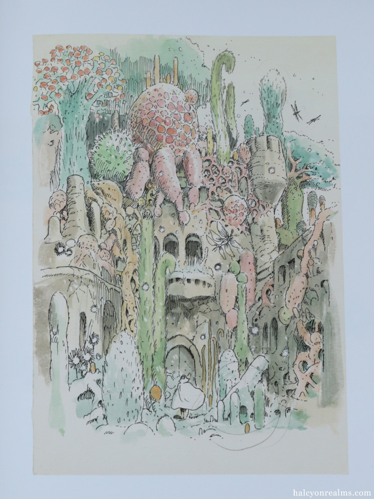 Nausicaa Imageboards Art Book Review - Halcyon Realms - Art Book