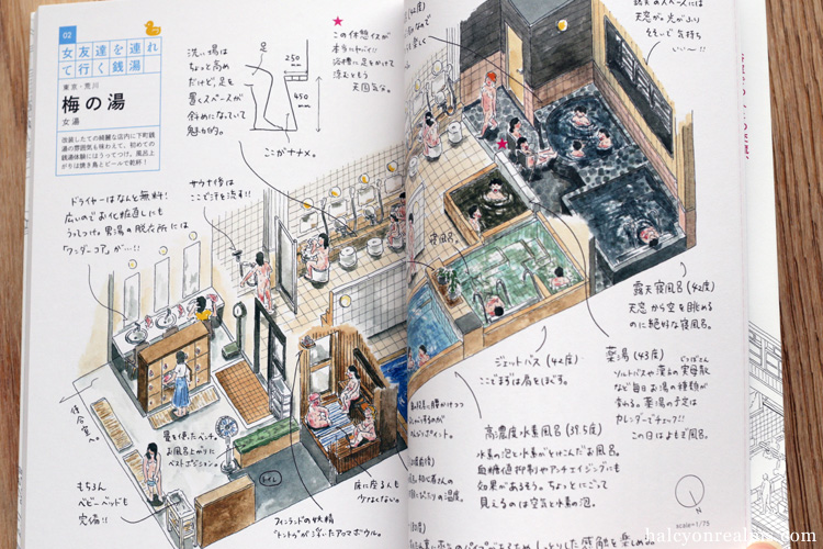 Japanese Bathhouses Illustrated Guide - Enya Honami Book Review