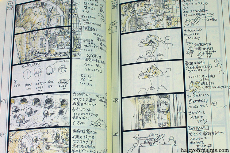 The Art Of Spirited Away - Storyboard Book Review