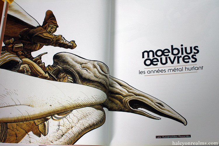 Moebius Oeuvres Art Book Review - Halcyon Realms - Art Book