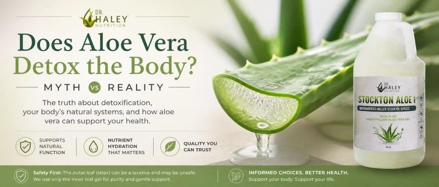 Does aloe vera detox the body?