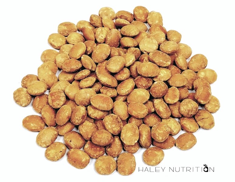 A pile of Roasted Sacha Inchi Nuts