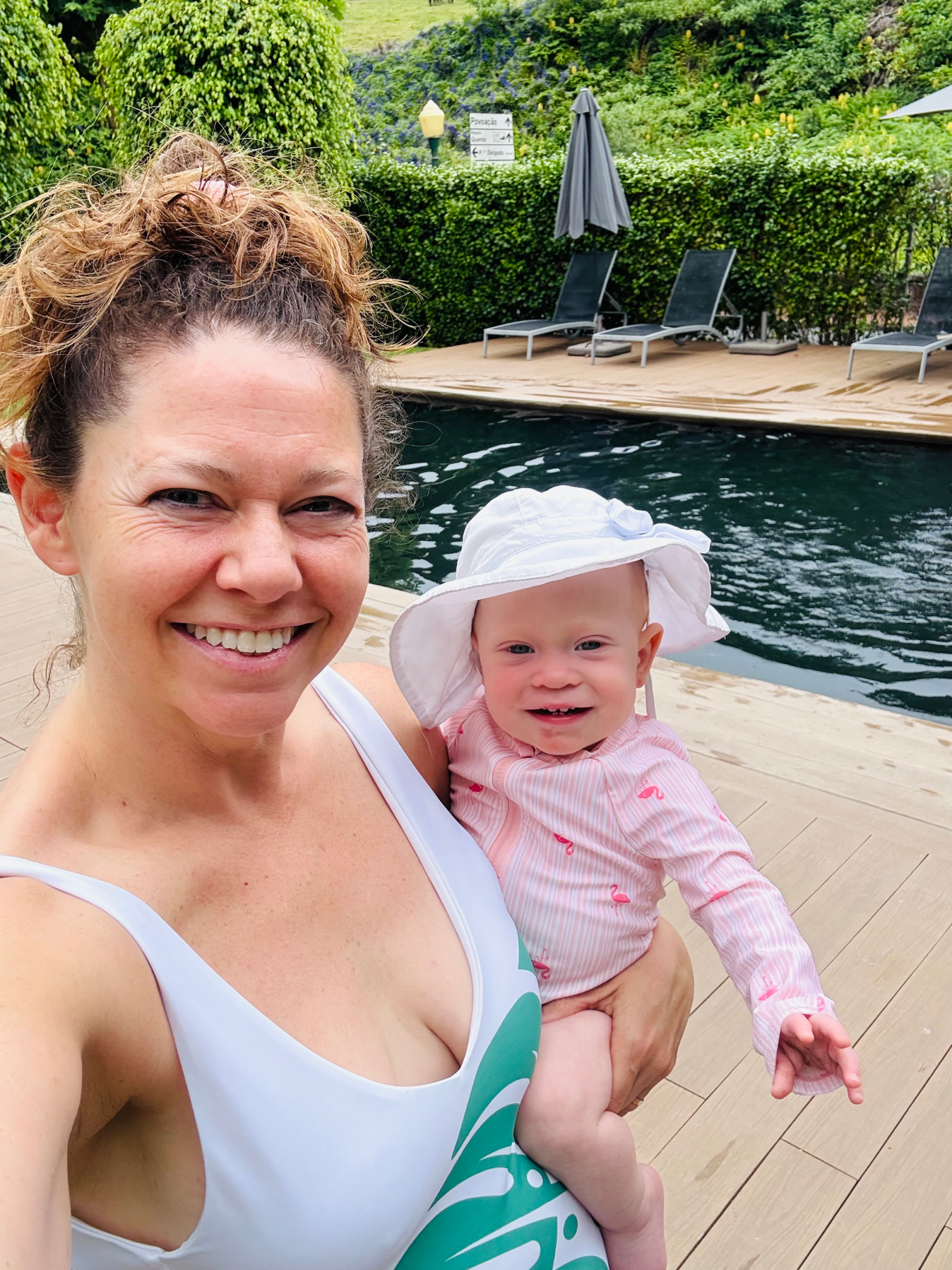 Octant Hotel Furnas with a baby