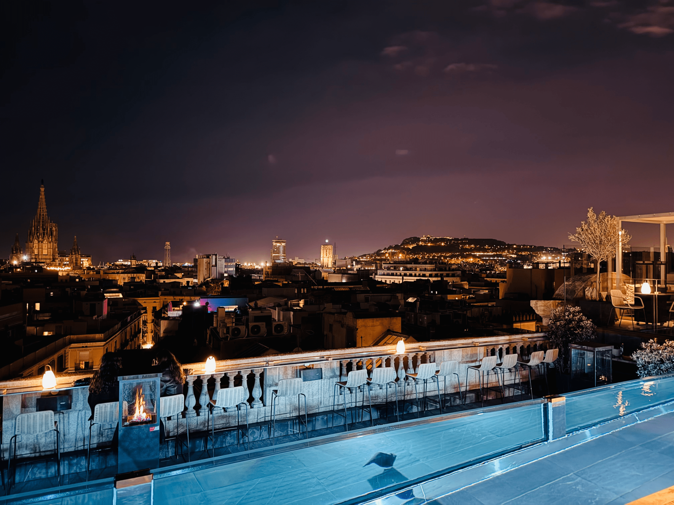 Nighttime in Barcelona