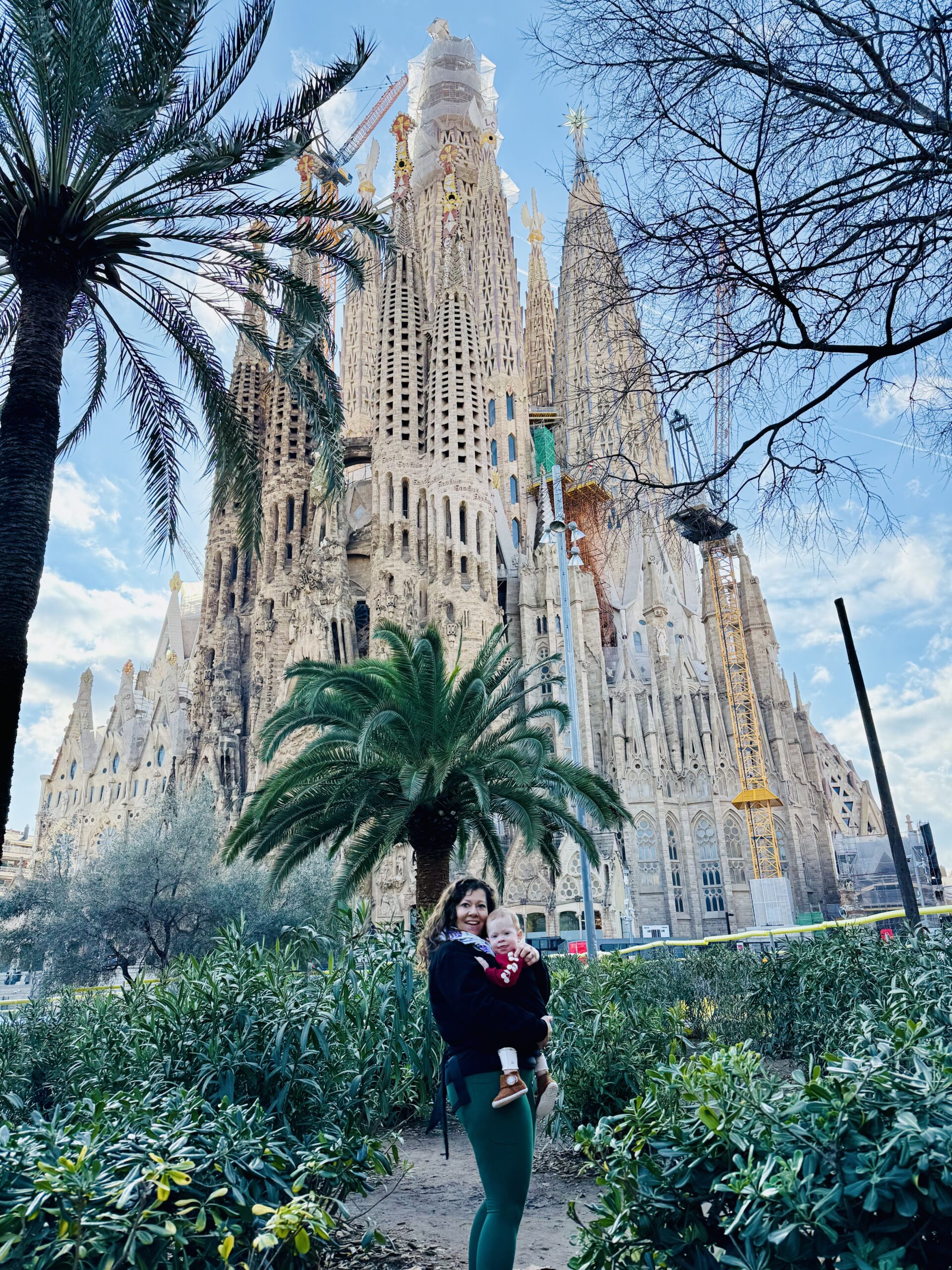 Sagrada familia with baby