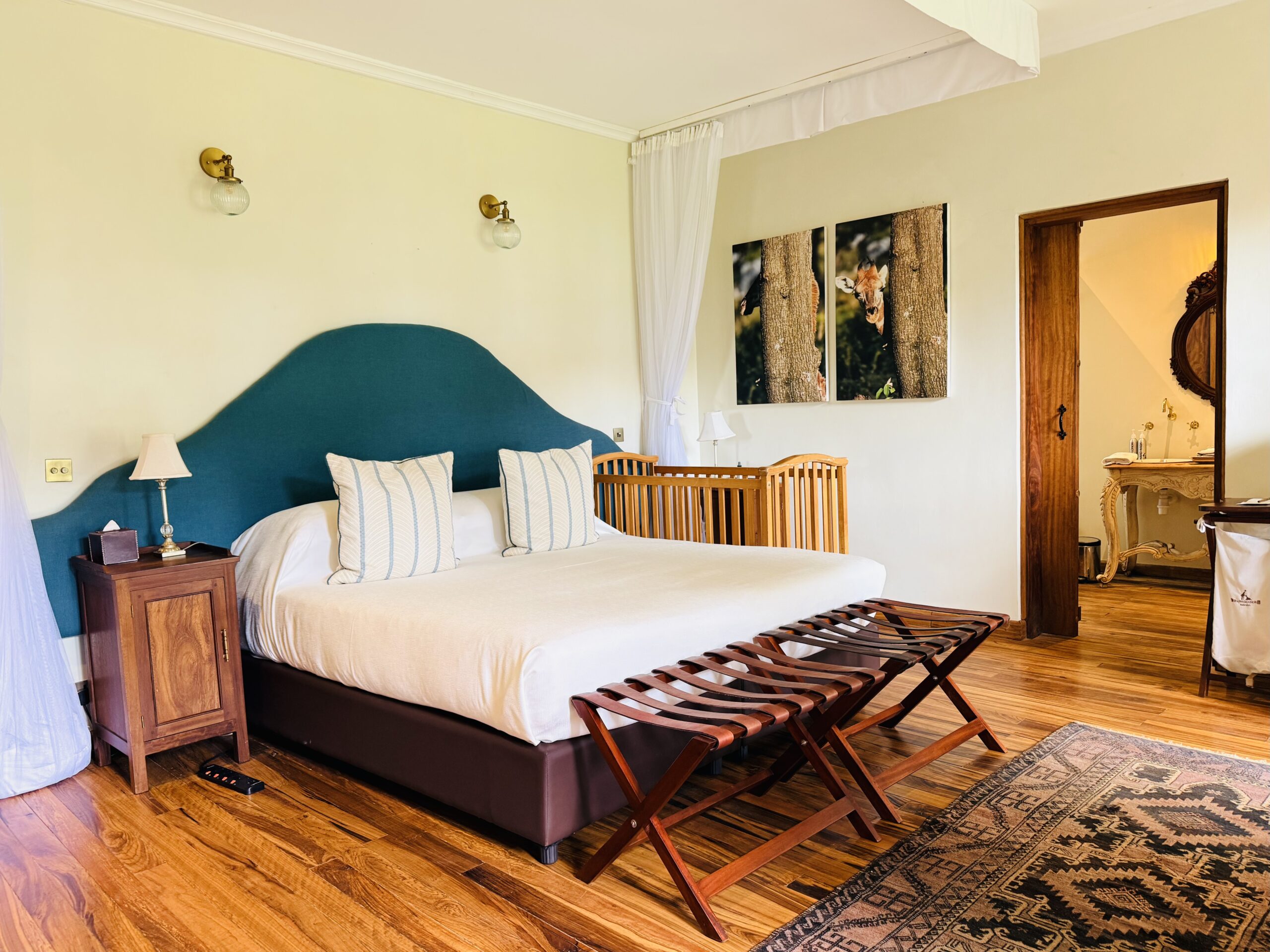 Bedroom 2 at Giraffe Manor, Finch Hatton Suite