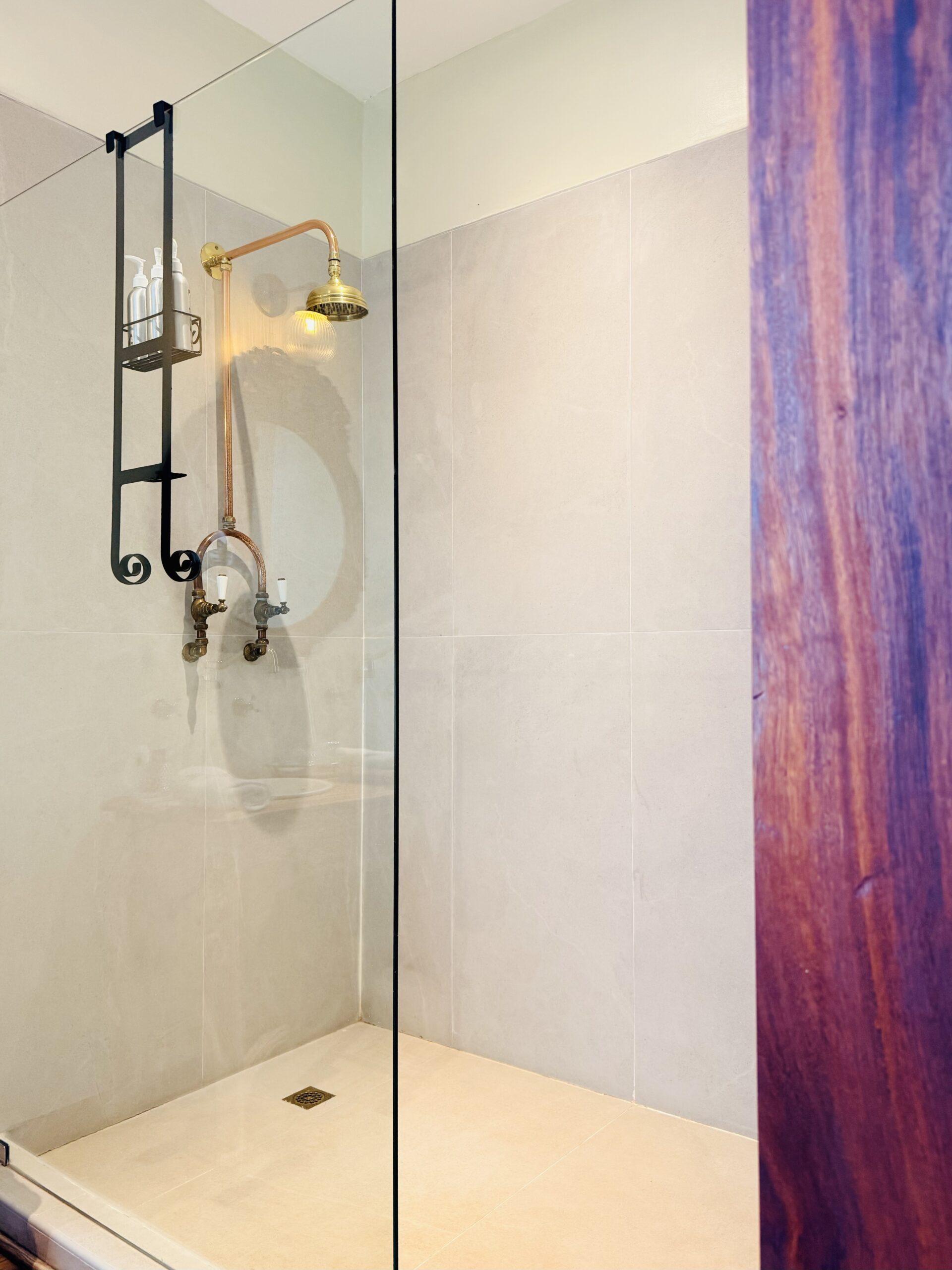 Shower in Room 2 Giraffe Manor