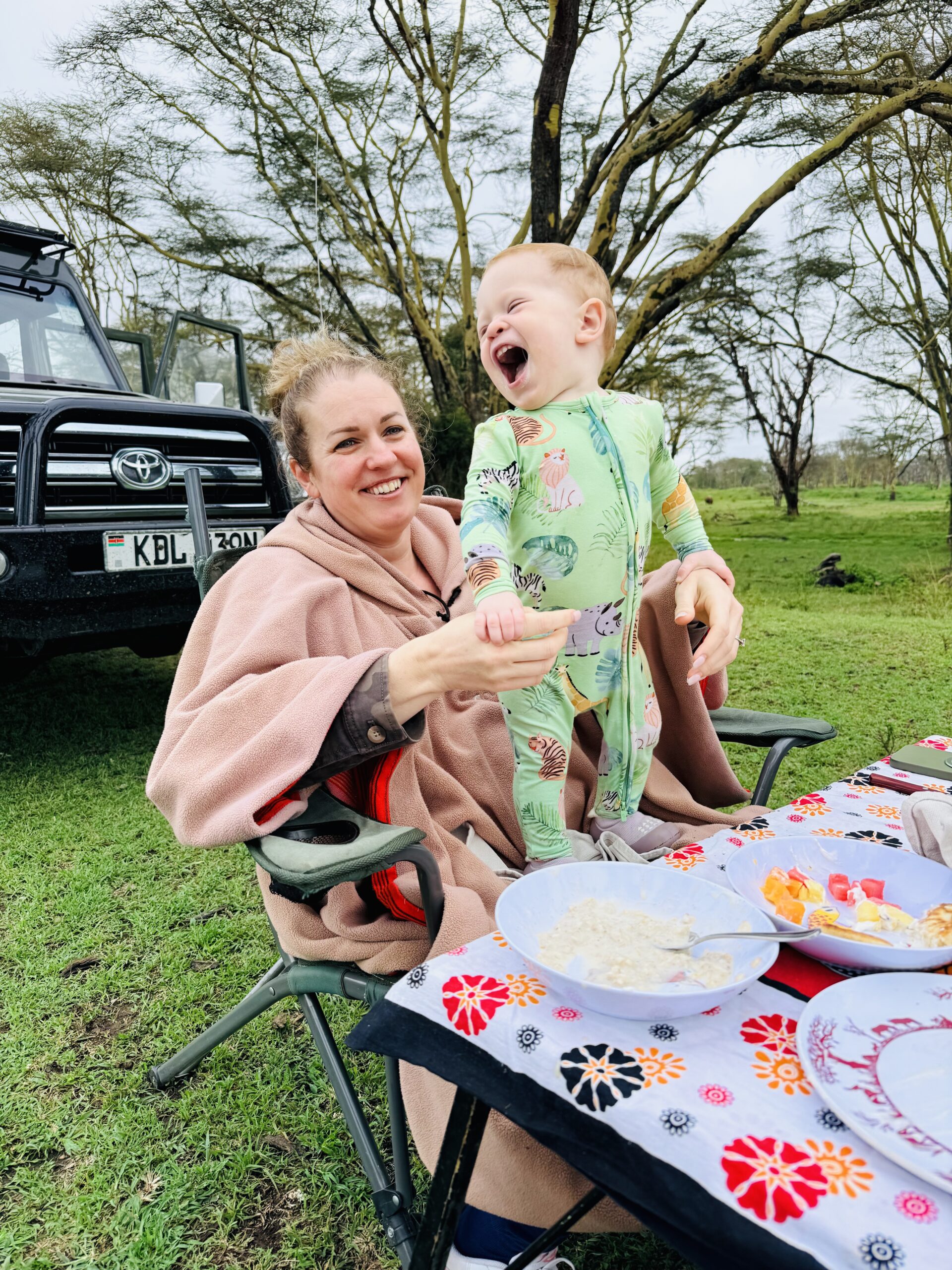Bush breakfast on safari