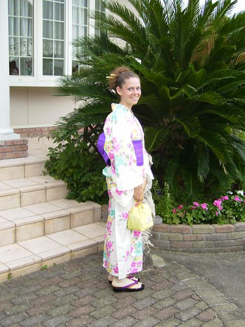 Woman in a yukata
