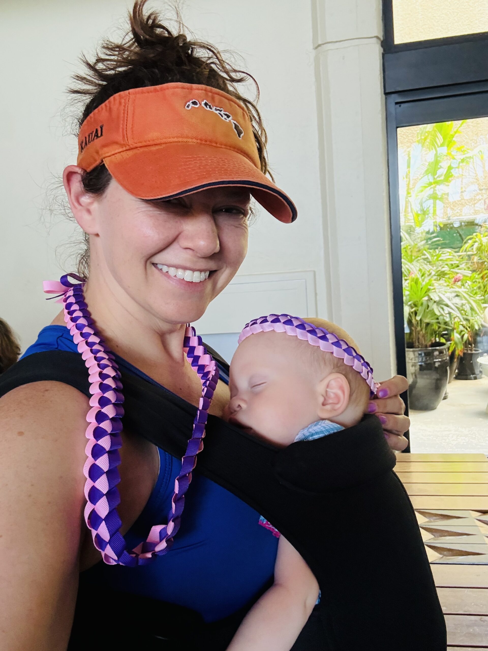 Baby napping in Hawai'i