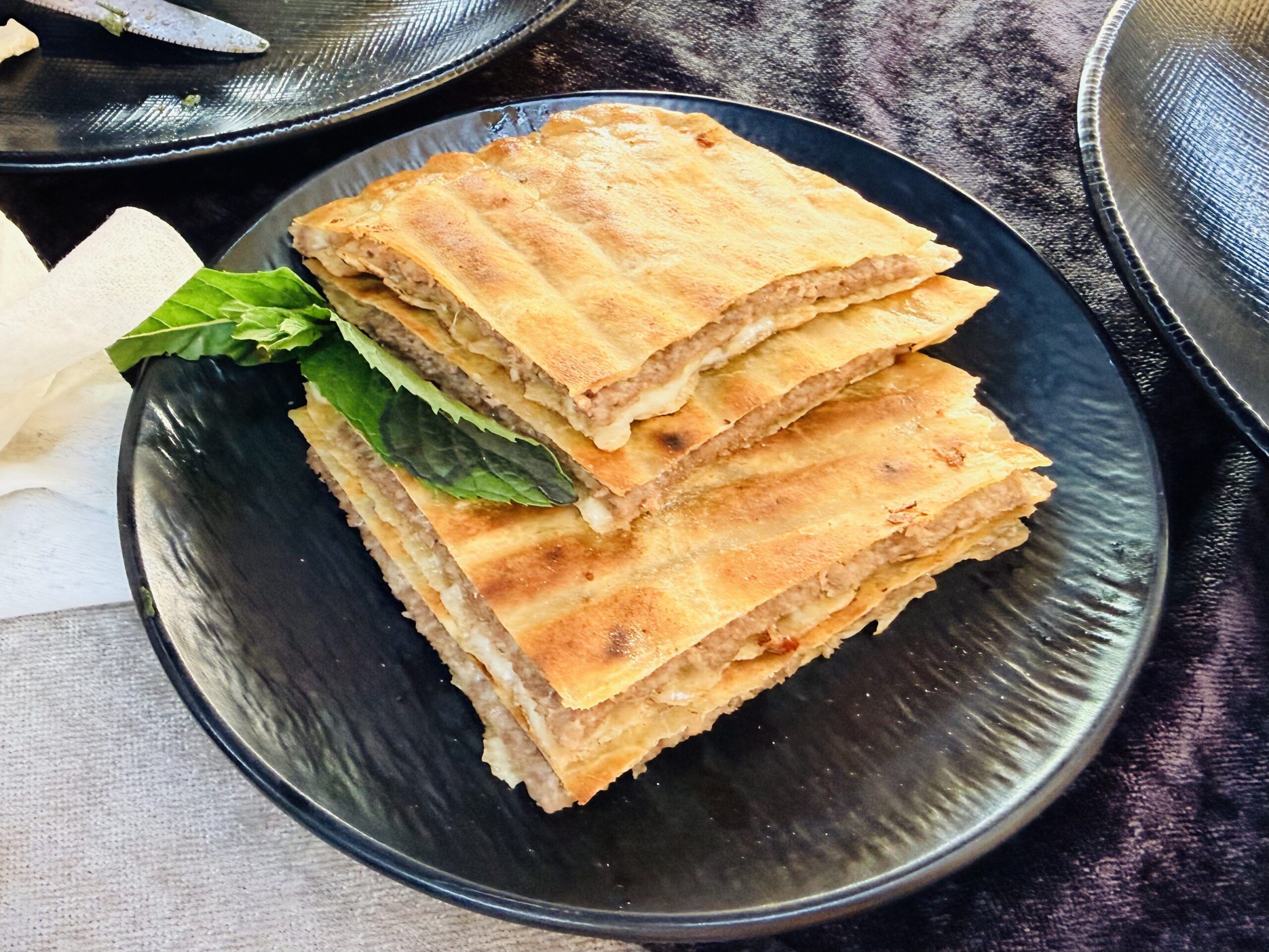 Meat and Cheese Toshka in Aleppo