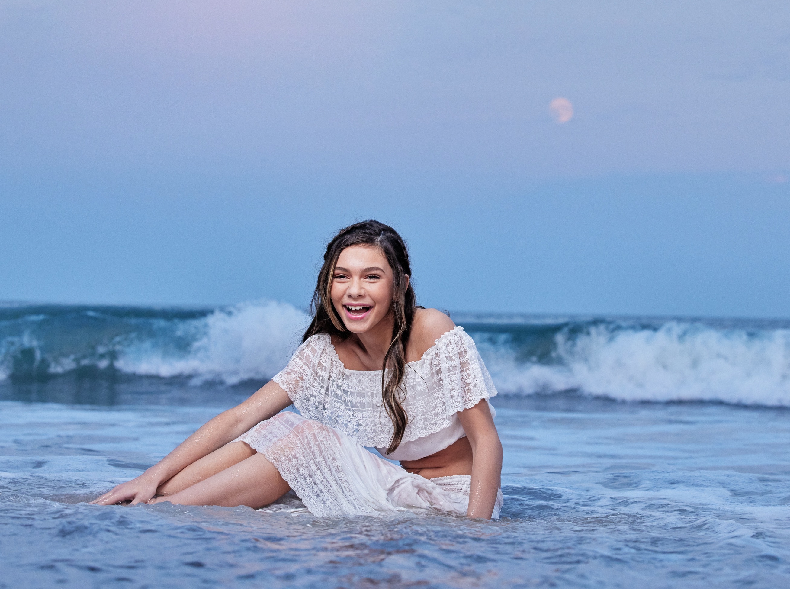 Halle Dolce Editorial Photoshoot Beach