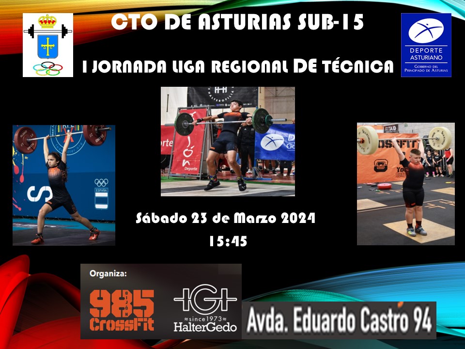 CTO SUB 15 / I JORNADA LIGA DE TECNICA 2024