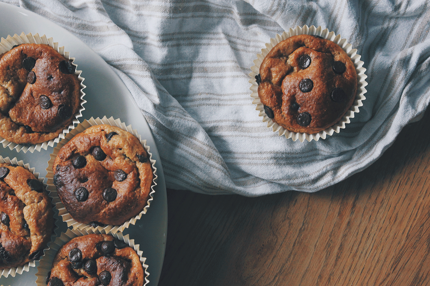 ¡El desayuno pefecto: muesly muffins!