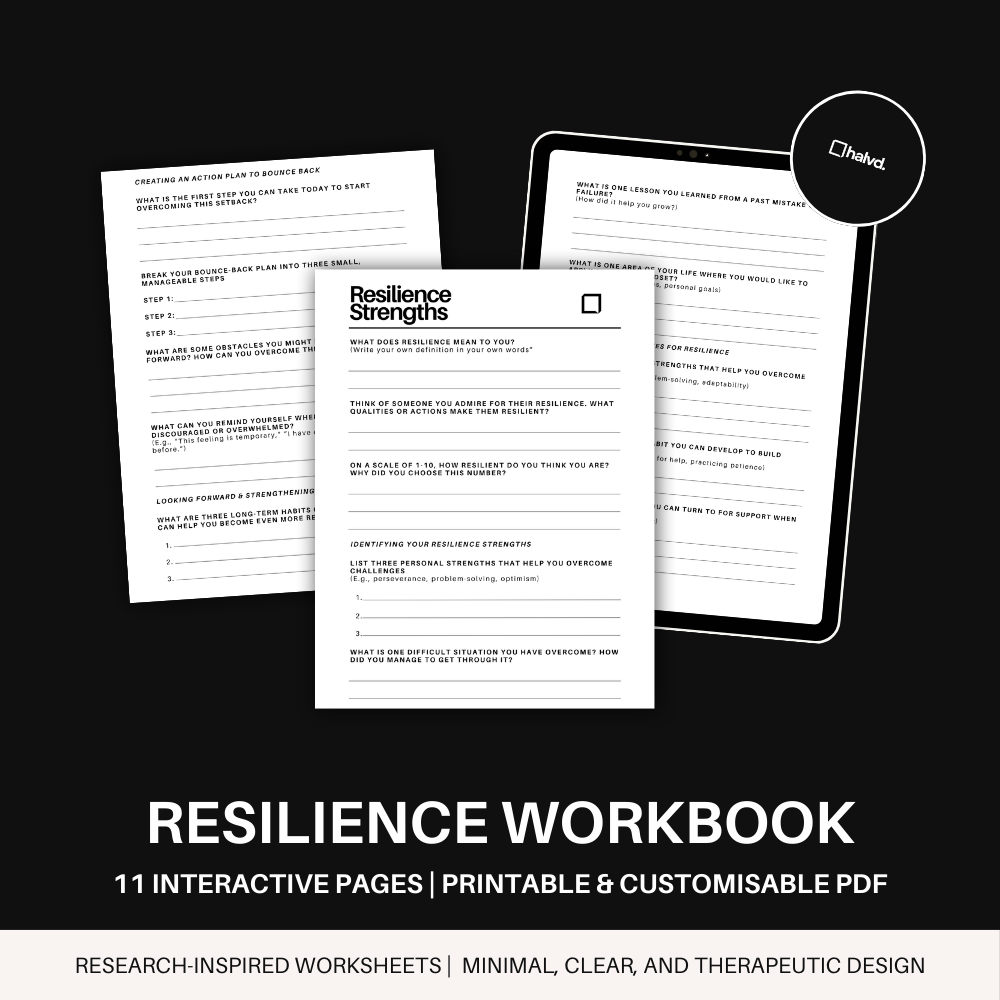 Resilience Workbook | CBT-Based Exercises for Emotional Strength & Growth