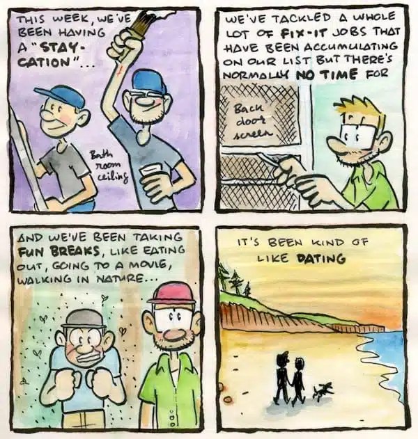 comic: summer staycation