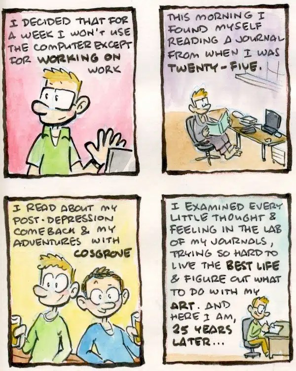 comic: turning the computer off, getting my headspace back