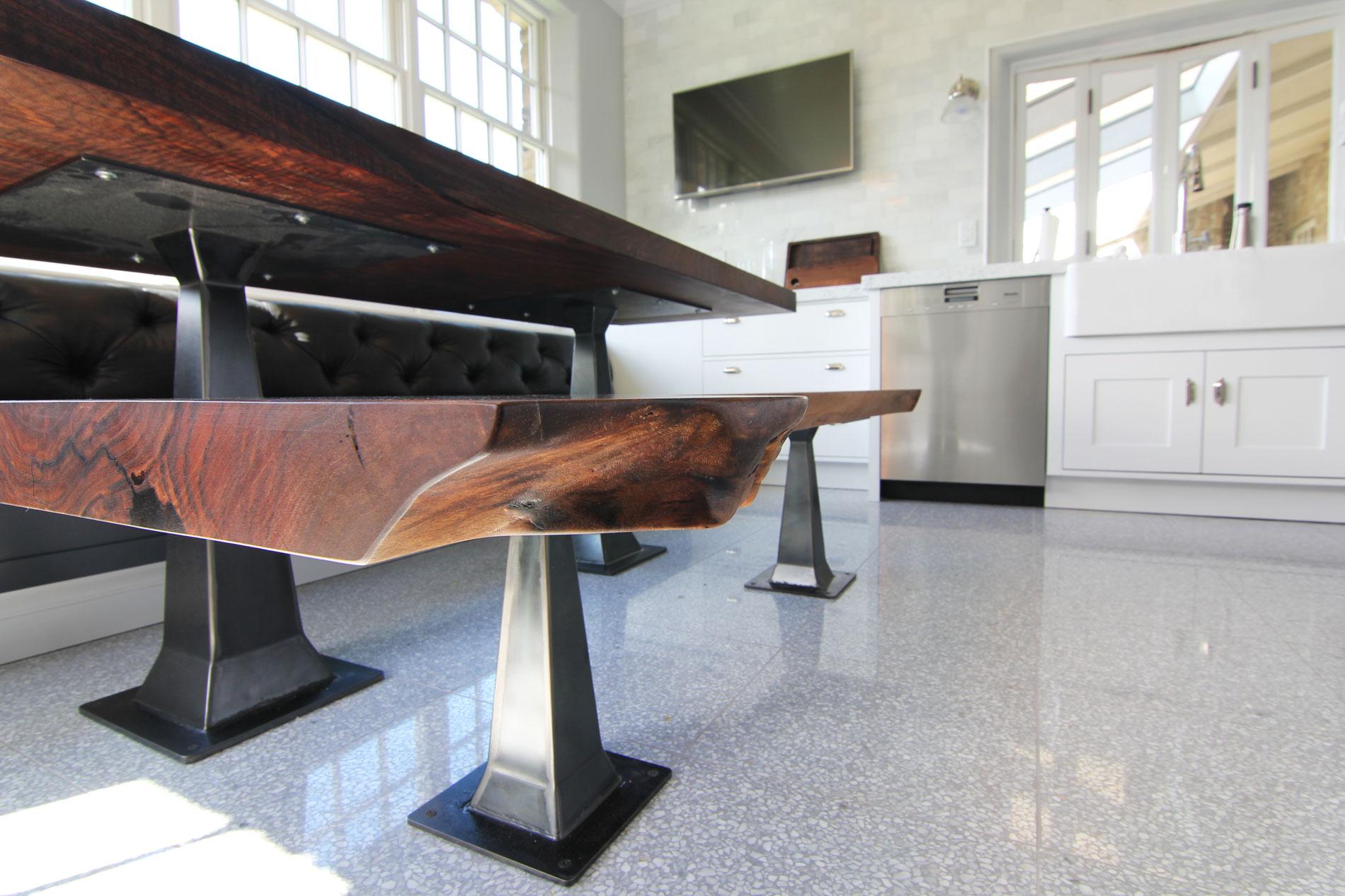 Live Edge Dining Bench 5 gallery