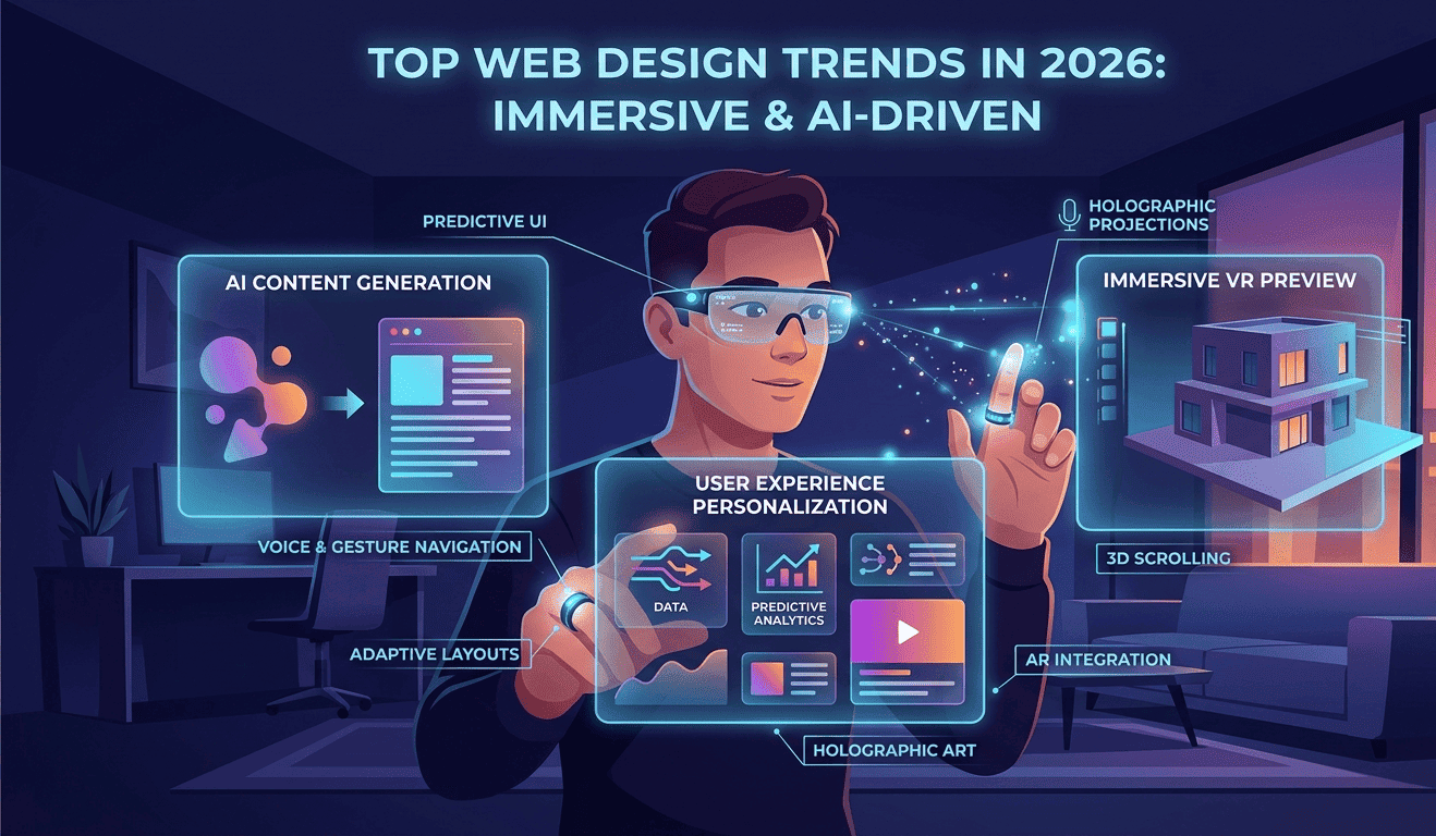 Top Web Design Trends In 2026 Immersive AI Driven 2026 Insights 1 