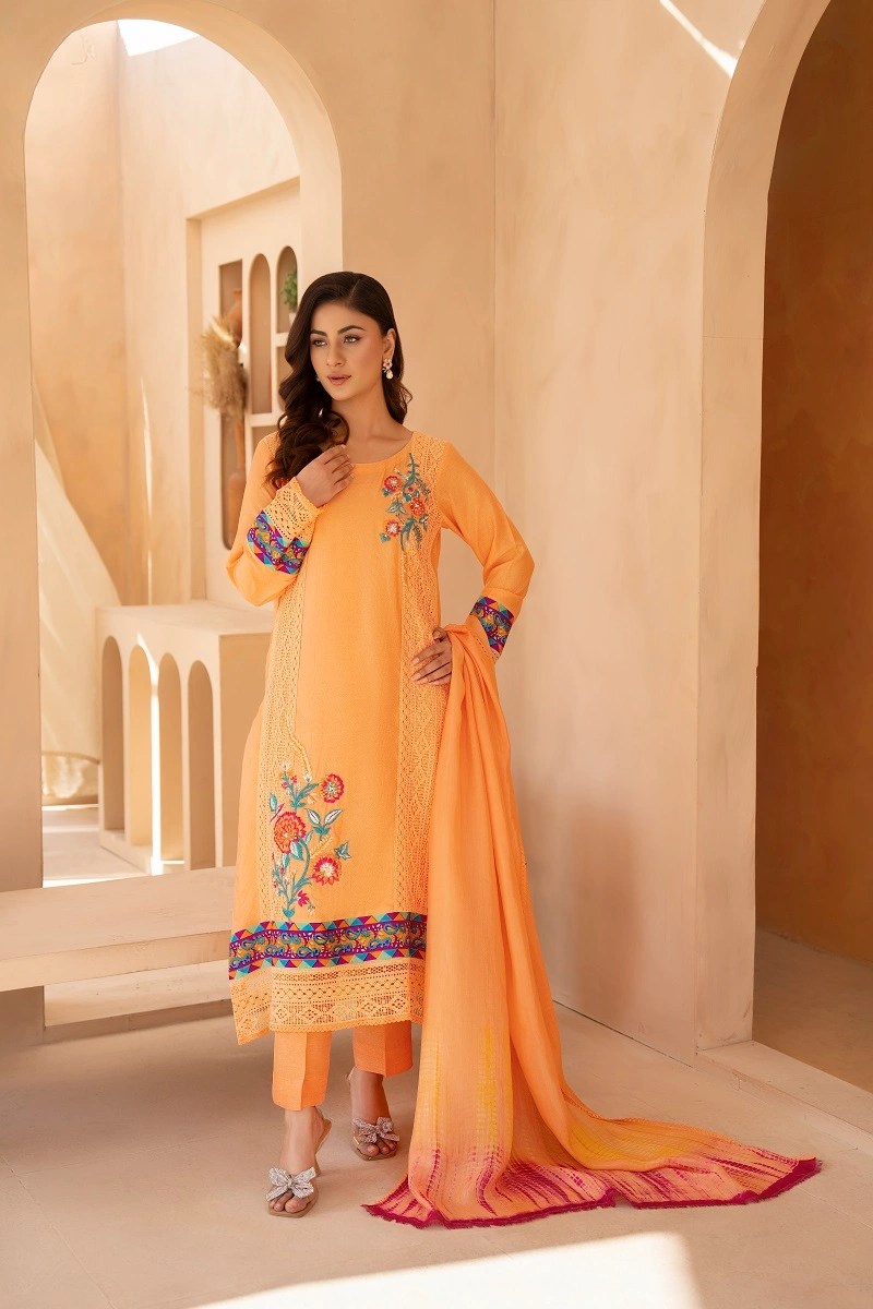 Majestic Embellished Silk Ensemble
