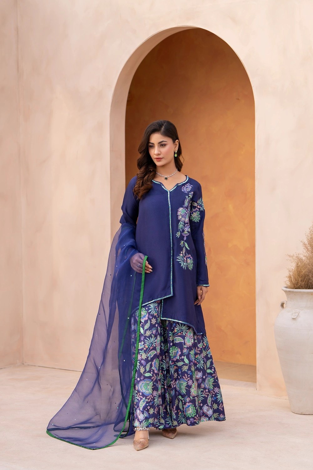 Luxe Appliqué Ensemble