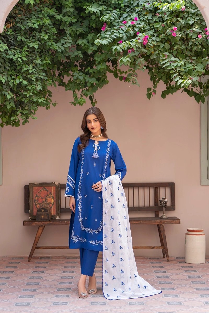 Embroidered Elegance Ensemble