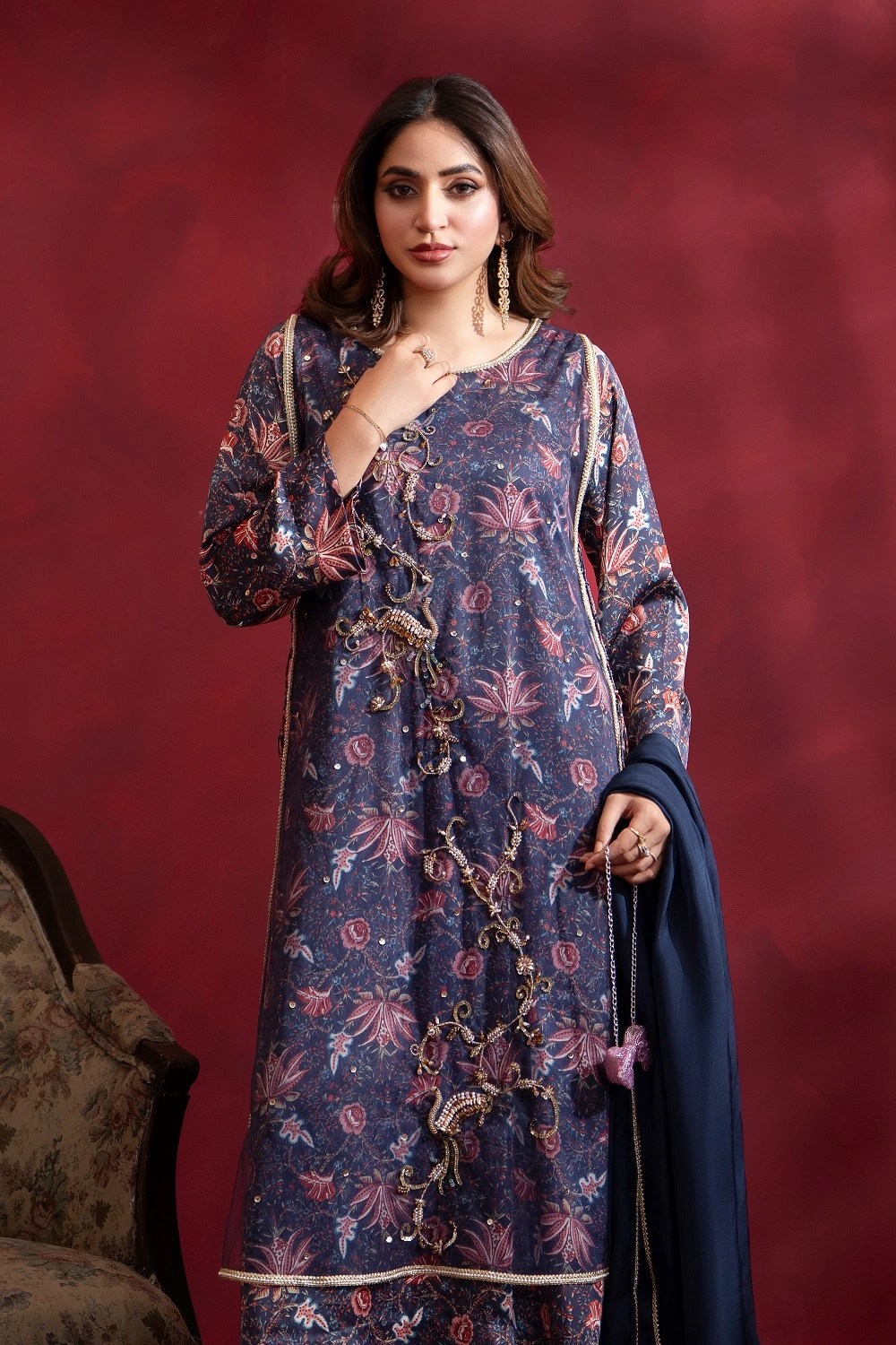 Luxe Kaftan Ensemble
