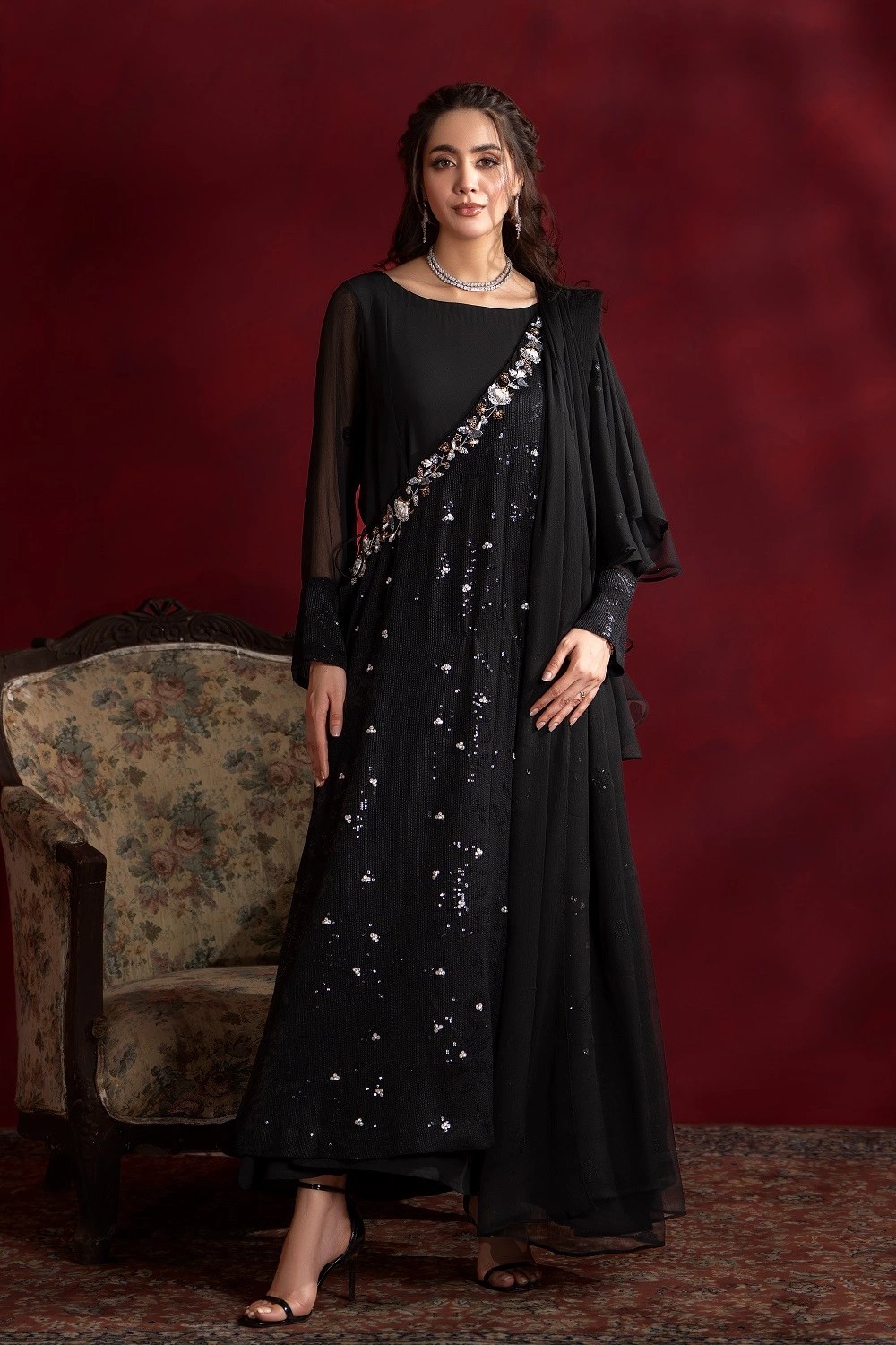 Sitara Glam Gown Set