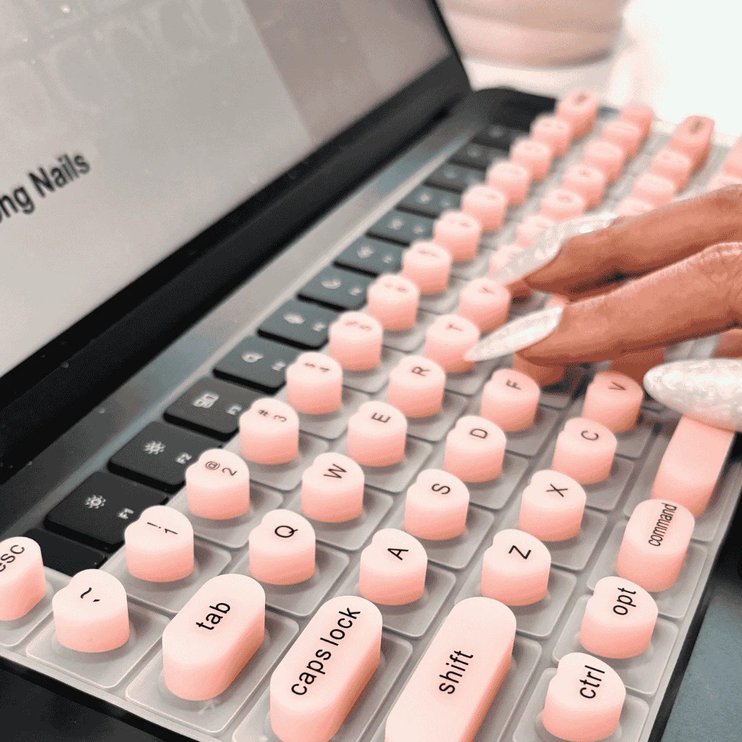 3d Keyboard Cover For Long Nails Hanakoko