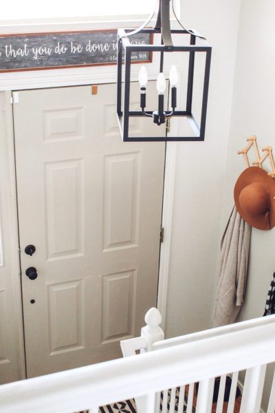 Simple and Affordable Foyer Refresh