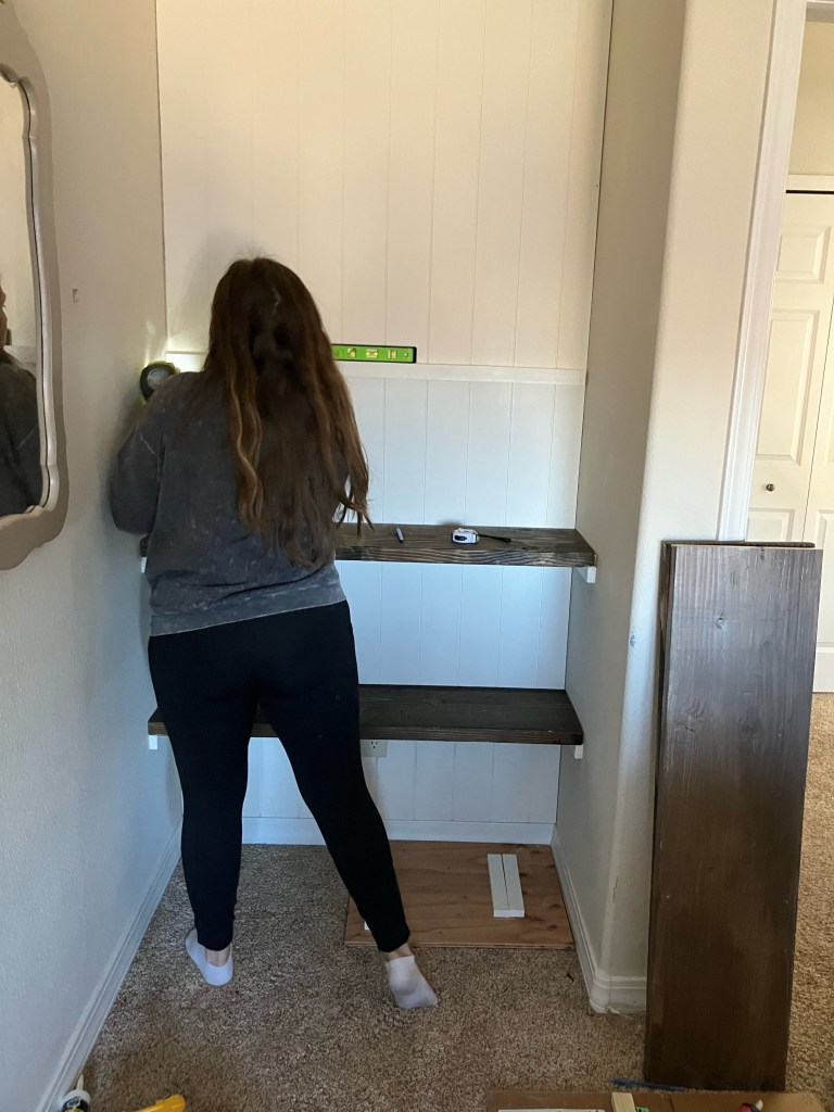 diy floating shelves