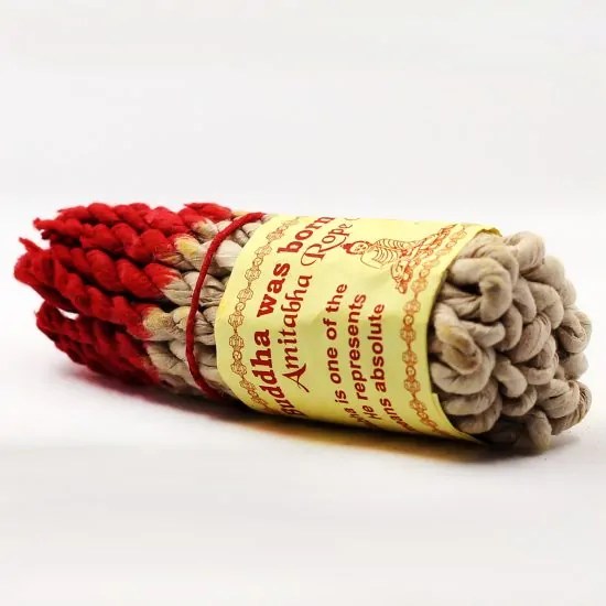 thumbnail image 2 of Handmade Cedar Rope Incense – Set Of 3 – Natural Wick, Slow Burning – Nepal 2 of 6