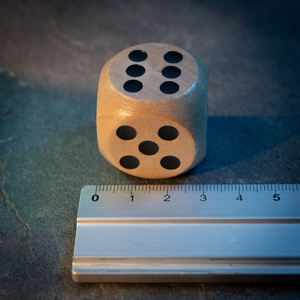 Big Wooden Dice Set – Handiwork Games