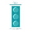 Slimline Embossed Circle Window Panel Die