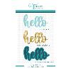 Large Hello Cut & Foil