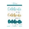 Large Celebrate Cut & Foil