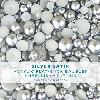 Silver Satin Baubles