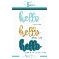 Large Hello Cut & Foil