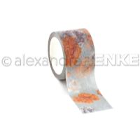 Washi Tape 'Bloomy on Aqua mint'