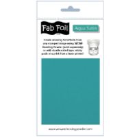 Aqua Satin Foil